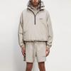 Fear of God Essentials Трек-пуловер с молнией до середины, цвет мох, унисекс, верхняя одежда, кремовый 0202-25050-0026-245