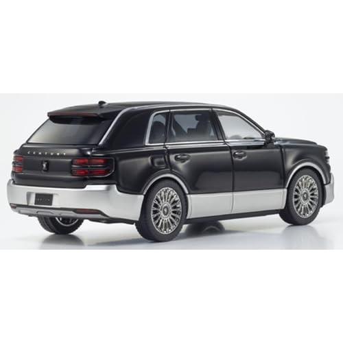 Kyosho Original 1/43 Toyota Century (Ринпо) Черный/Серебристый с интерьером Fromage Полностью собранная модель автомобиля KS03926BS