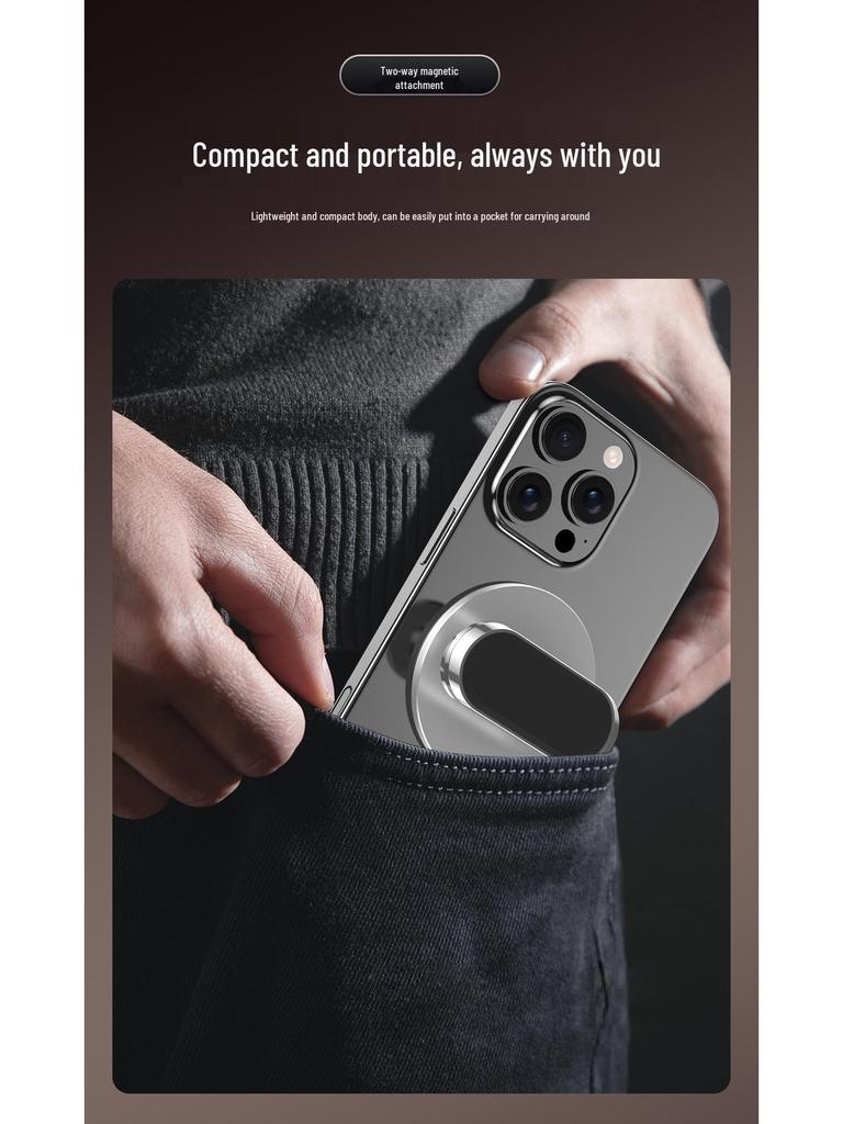 Magsafe Dual-Sided Magnetic Phone Holder for Gym & Golf Cart