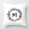 Home Decor Letter Pattern Pillowcase Bedroom Living Room Sofa Cushion Cover