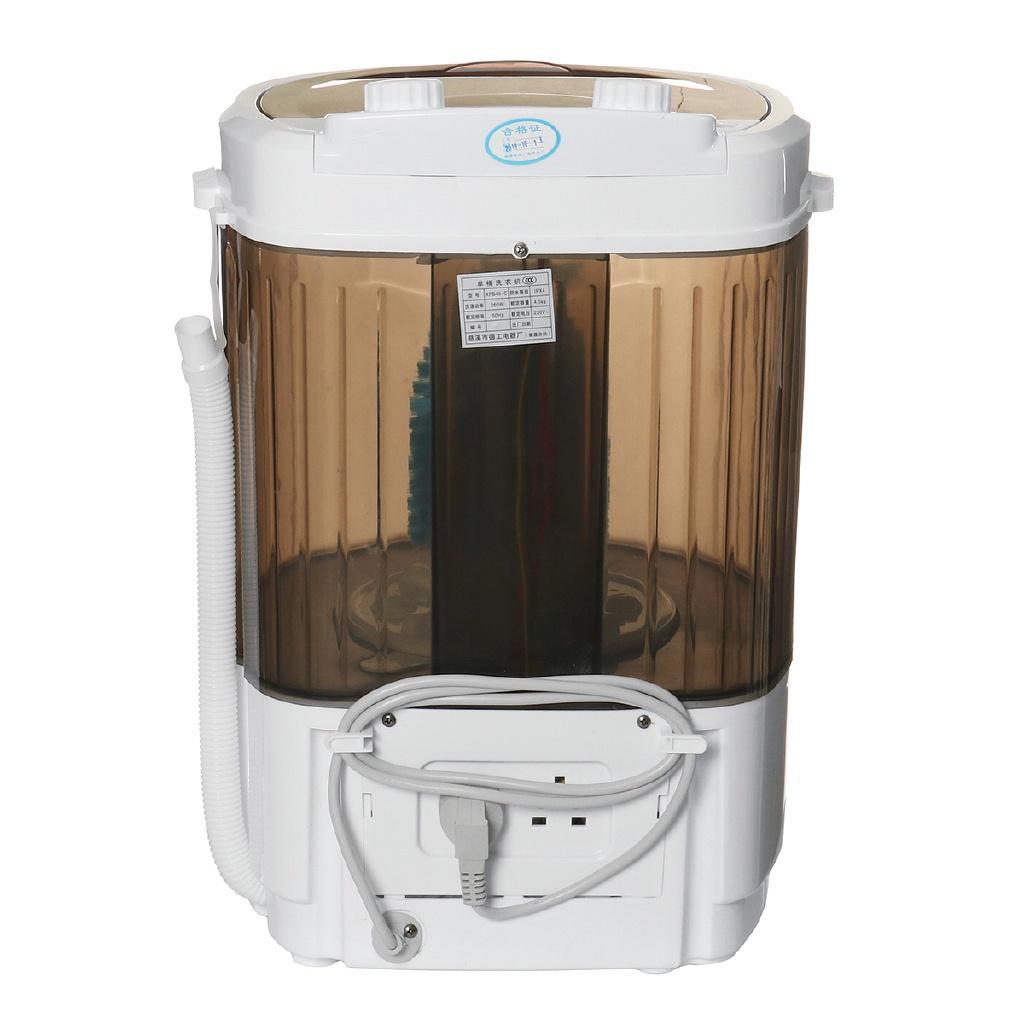 Портативная стиральная машина для обуви 260 Вт Бытовая однотрубная стиральная и сушильная машина 35x34x53 см