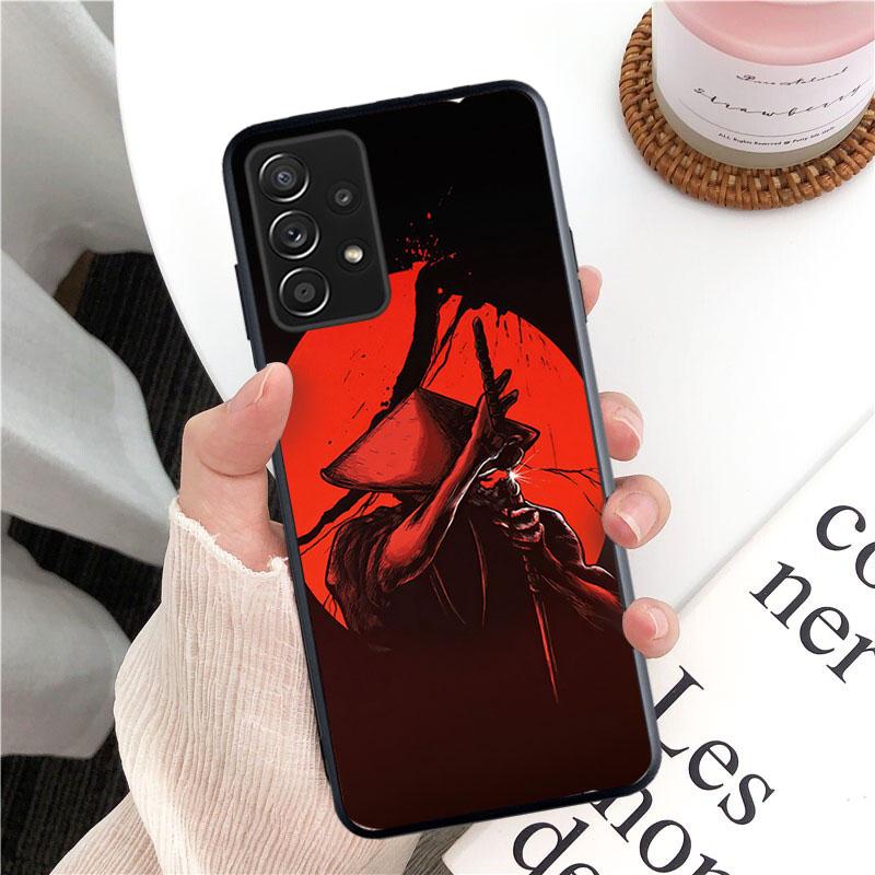 Samurai Oni Mask Phone Case for Samsung Galaxy A13 A22 A12 A32 A71 A11 A21S A33 A52 A72 A51 A50 A70 A31 M31 Funda Coque Case