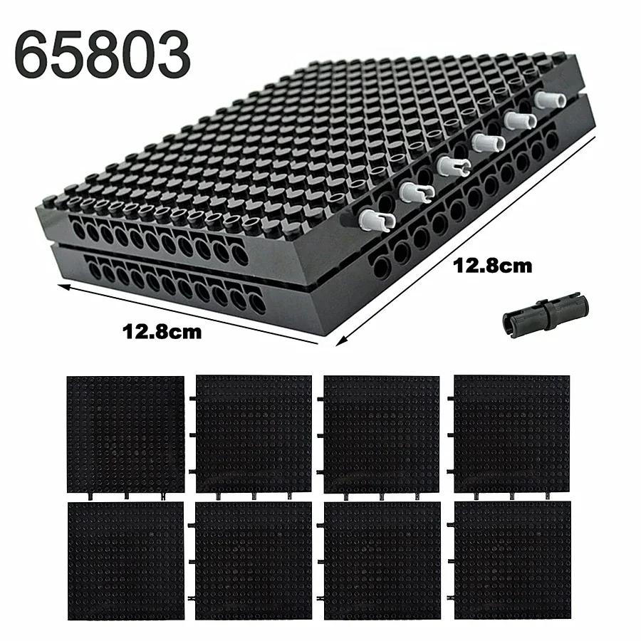 Совместимые 65803 2780 Технические кубики 16x16 Базовая пластина Мозаика Поп Пиксель-арт Кубики Детали MOC Перфорированная Базовая пластина Кубики