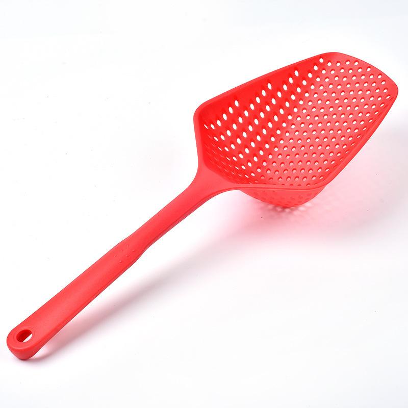 Пластиковая дренажная лопатка, полипропиленовая пластиковая лопата для льда, дуршлаг, фильтр-лопатка, дренажная ложка, кухонные принадлежности