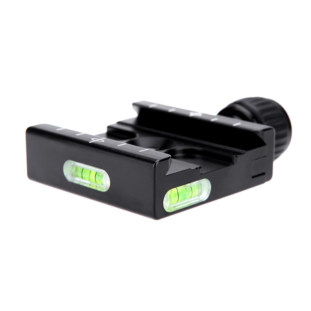 Clamp Plate Adapter With Builtin Bubble Level For Arca Swiss Rrs Wimberley Tripod Ball Head