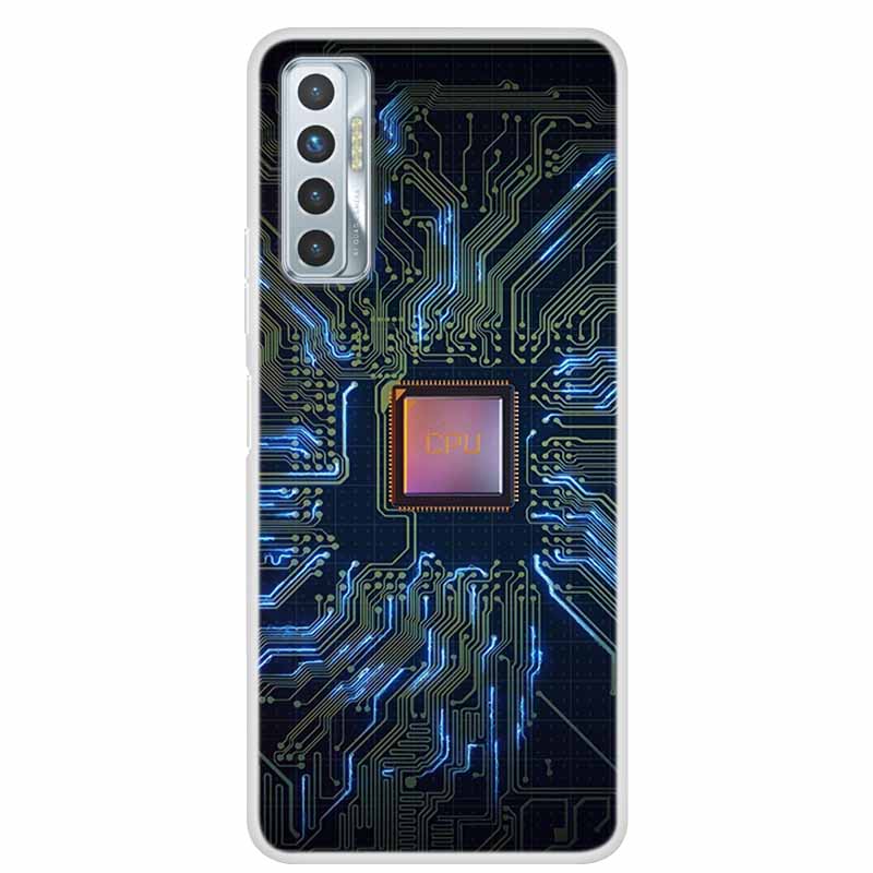 Чехол для Tecno Camon 17P Роскошный Силиконовый ТПУ Мягкий Чехол для Телефона Для Tecno Camon 17 CG7 CG6 1 7 Чехол Ударопрочный Мультяшный Funda