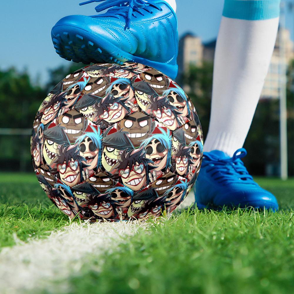 Gorillaz Theme Size 5 Soccer Ball, Suitable for Both Indoor and Outdoor Matches, a Gift Suitable for Everyone.