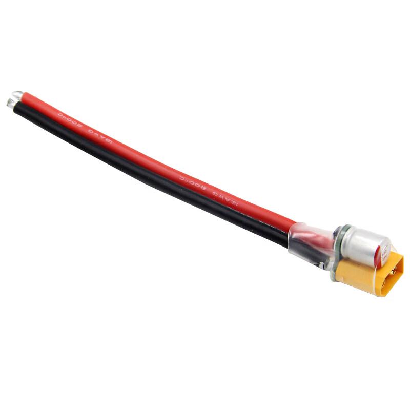 FPV Drone XT60 Power Cable with Solid Capacitor Filter