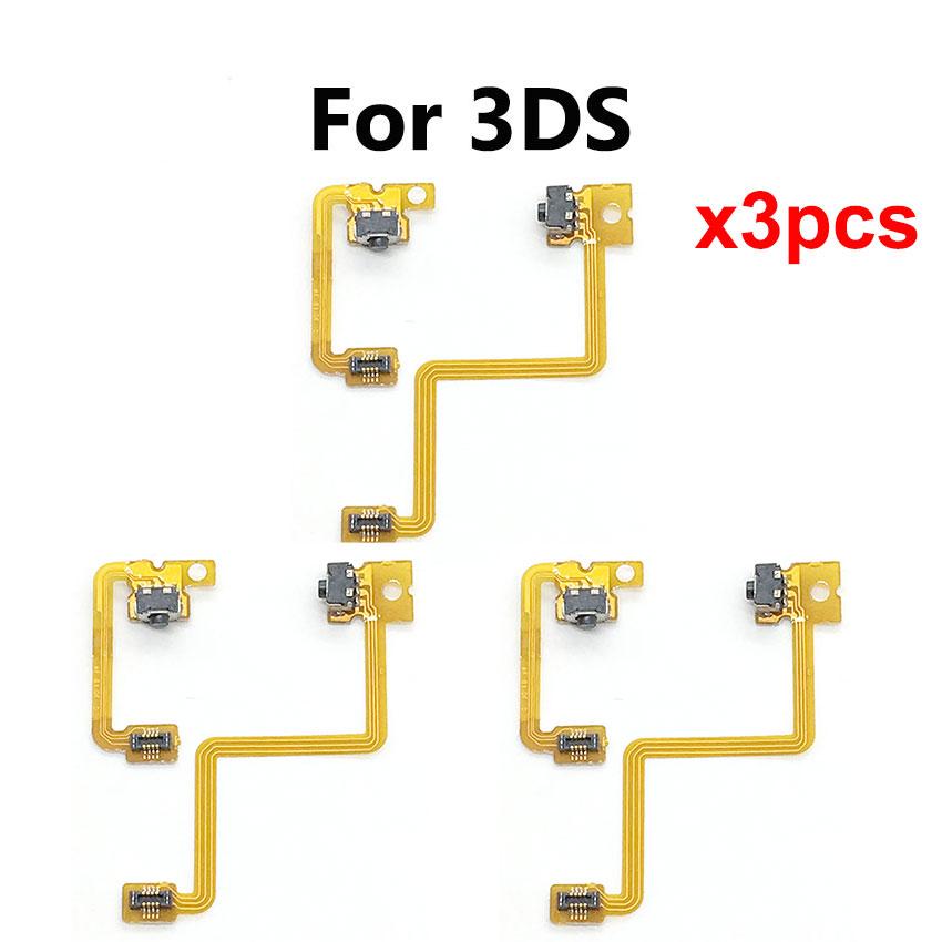 1/3pcs L R Shoulder Button with Flex Cable For 3DS 3DSLL 3DSXL New 3DS LL XL Repair Left Right Switch Trigger