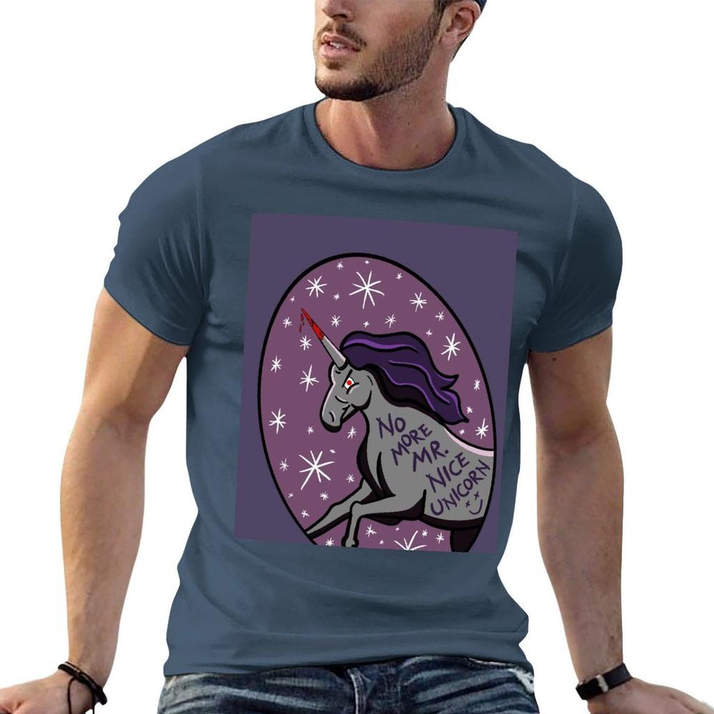 No More Mr Nice Unicorn Funny Fantasy Drawing TShirt Trendy Pattern TShirt for Unisex