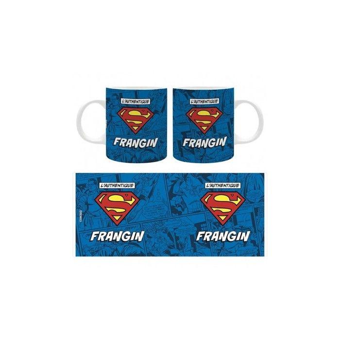Mug - ABYSTYLE - Superman 'Frangin' - Porcelaine - 320 ml - Multicolore