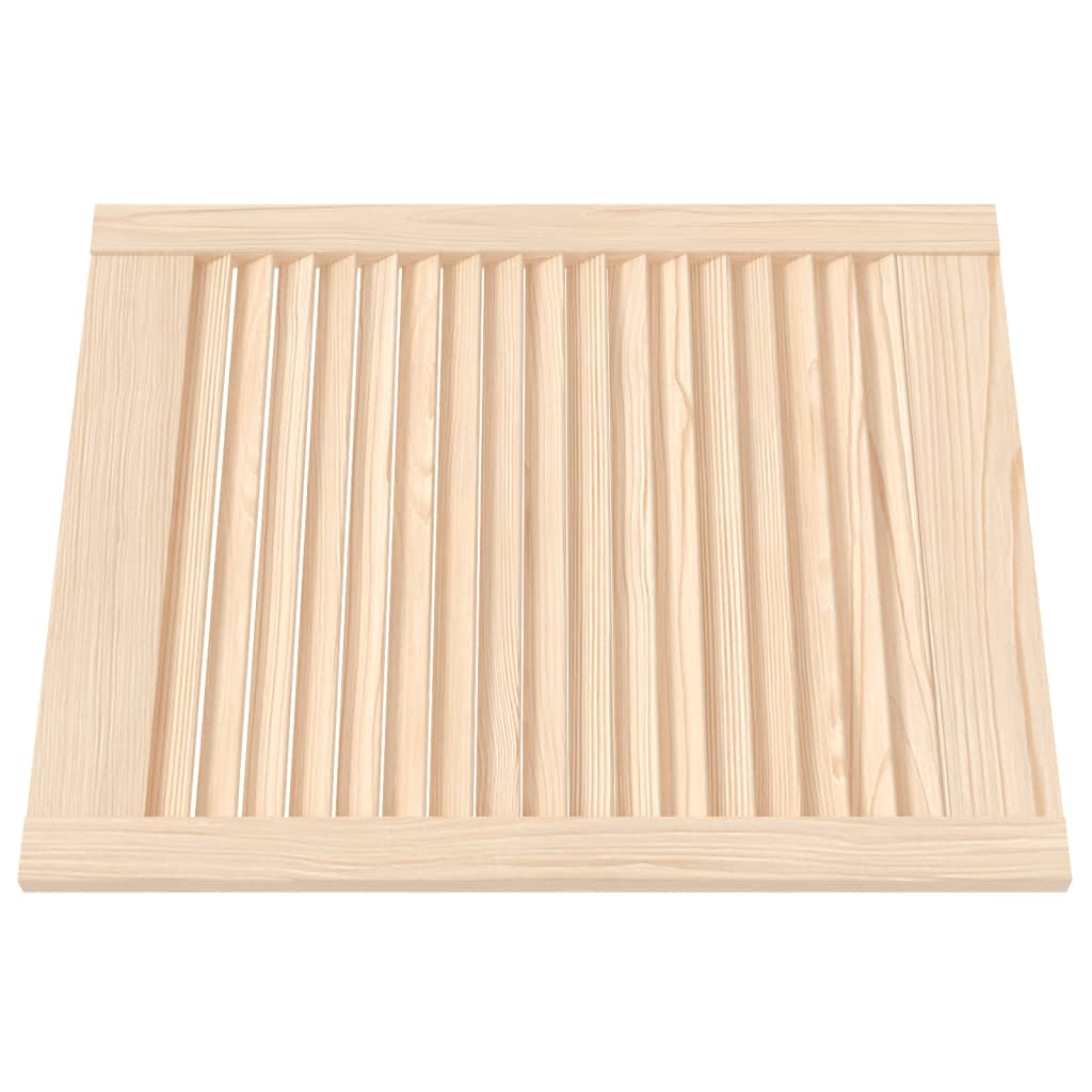 Slatted Design Cabinet Door 61.5 x 49.4 cm Solid Pine Wood