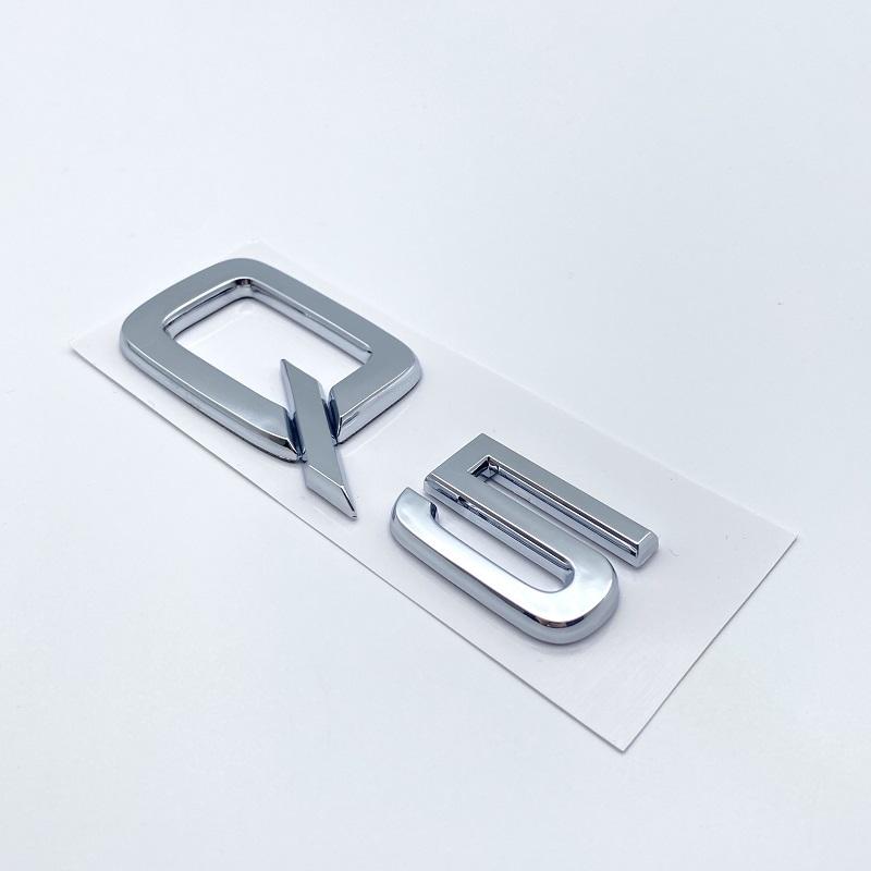 2026 3D Chrome Glossy Black ABS TDI TFSI Car Rear Emblem Sticker for 4HGUE A1 A3 A4 A5 A6 A6L A7 A8 S3 S6 Q3 Q5 Q7 TT S RS