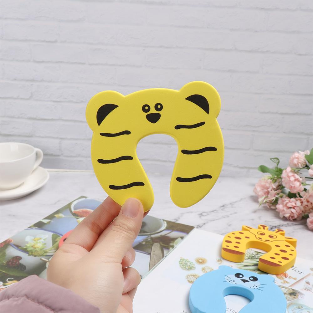 Kitchen Bedroom Soft Kids Cartoon Animal Door Clip Guard Door Stopper Baby Safety Finger Protector