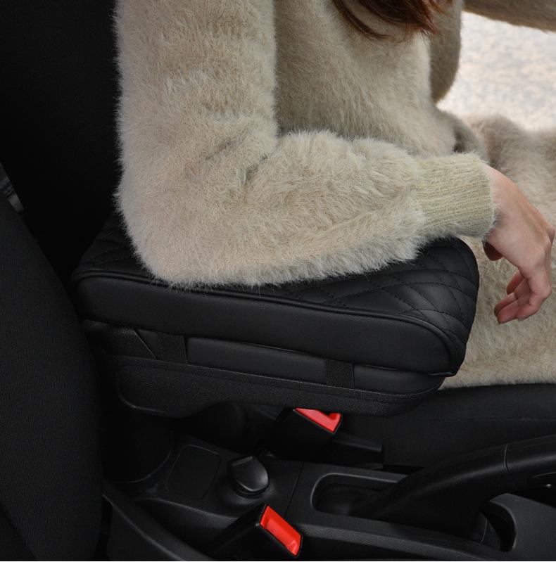 Universal Car Armrest Box Pads: 10-15cm Wide, All-Season Console Protection & Heightening