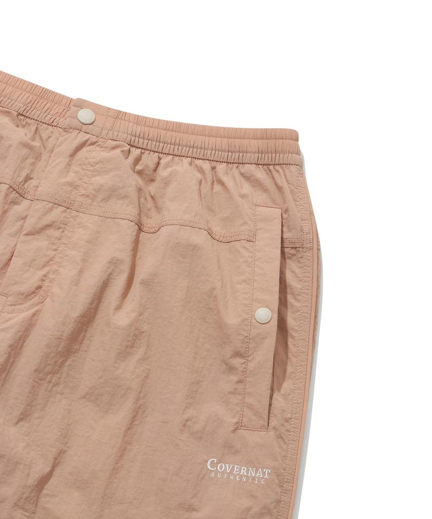 COVERNAT Comfy Nylon Windbreaker Pants Salmon