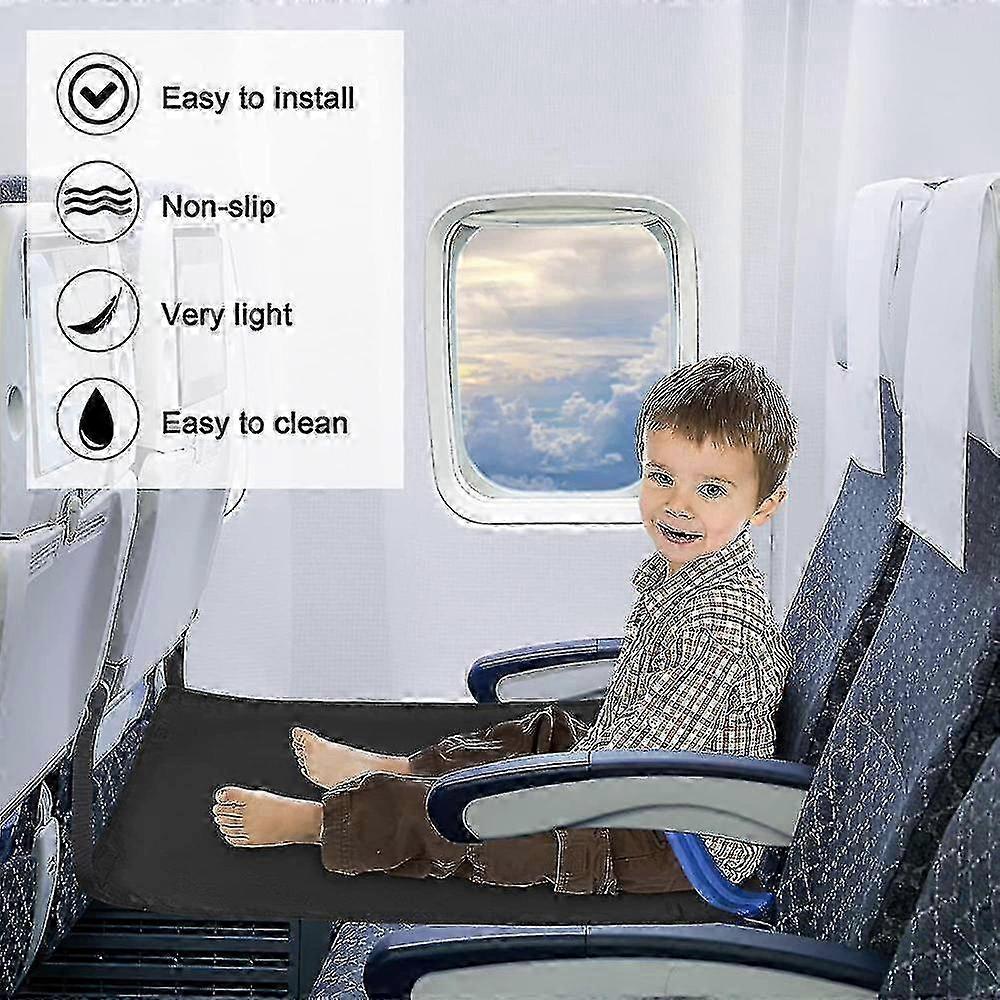 Portable Children's Aircraft Bed with Footrest - Basic Travel Supplies for Kids' Comfort During Flights & Road Trips