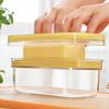 Hand Press Butter Keeper Plastic Butter Slice Container Household Cheese Storage Box  Baking
