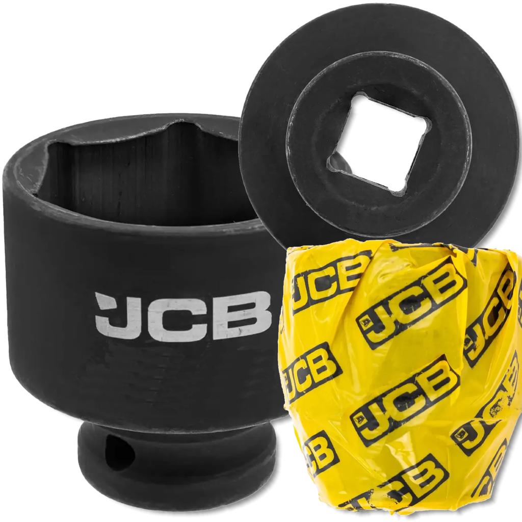 JCB Impact Socket 1/2" 20mm 6-Point Cr-Mo Socket Wrench