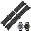 Резиновый ремешок для часов Casio GST-W120L S130L S310 B100 GST-W100G, высококачественные силиконовые аксессуары для ремешка часов 26 мм-14 мм
