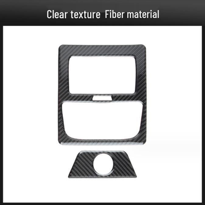 Carbon Fiber Rear Air Vent Panel Decoration for 2018-2019 BMW X3/X4