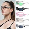 Y2K Colorful Retro Sunglasses Outdoor UV Protection Riding Mountaineering Windproof Dustproof Goggles