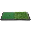 2?in?1 Golf Swing Practice Mat Golf Hitting Mat PP Artificial Lawn Grass Rubber Pad