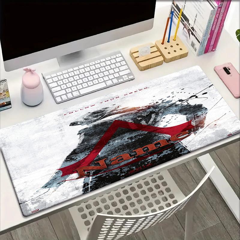Custom Name Assassin'S Theme Mouse Pad Non Slip Rubber Base Multifunctional Office Home Decor Perfect For Workspace Personalization