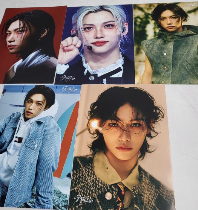 Felix Stray Kids Poster Set 10pcs A4 – High-Quality K-Pop Merchandise