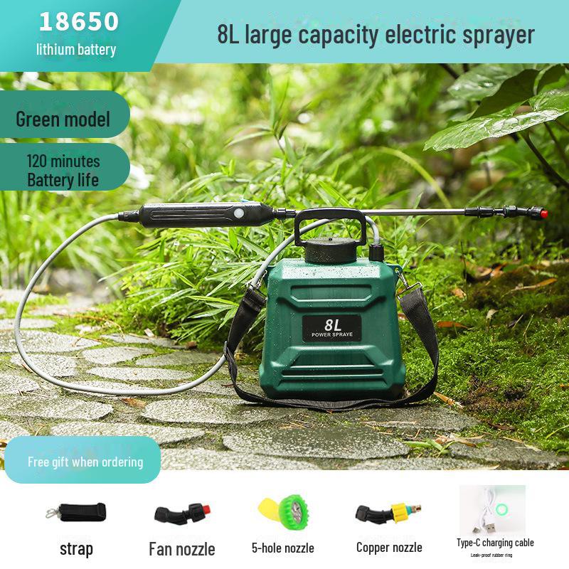 2024 New Electric Household Small Pesticide Sprayer - High Pressure Watering Pot