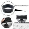 Silicone Bellow Barista Express Single Dose Funnel for Breville Espresso Machine Cleaning Powder Residue Accessories Compatible with BEA01 BEA02S