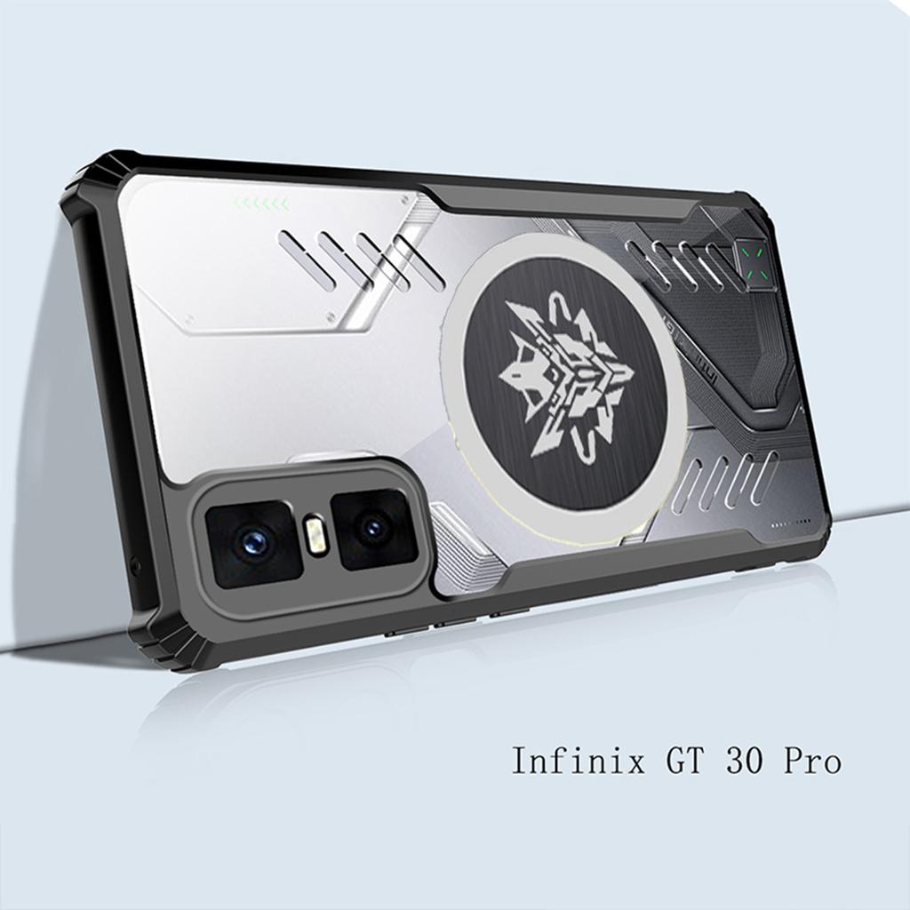 Охлаждающий чехол Подходит для чехла мобильного телефона Transsion infinix GT 30 20 10 Pro, прозрачный защитный чехол из акрила