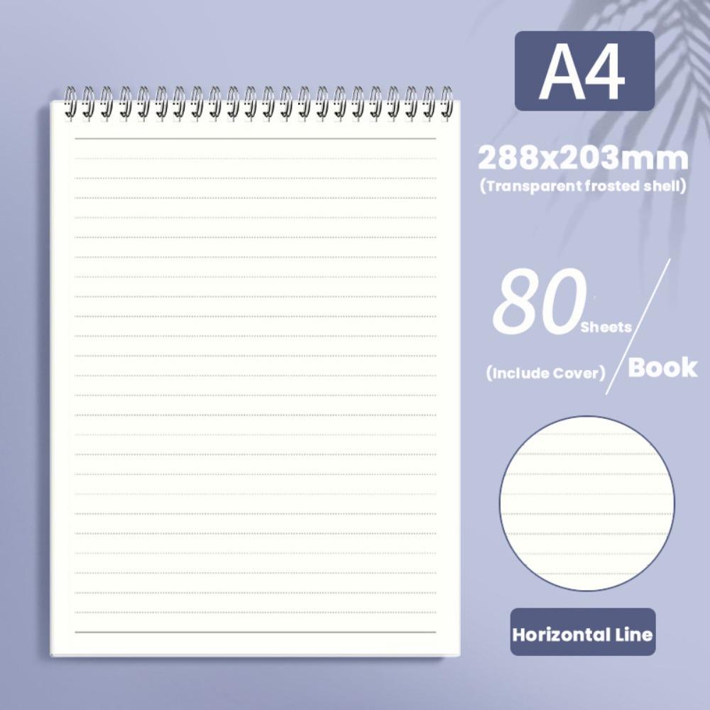 Блокнот на пружине A5/B5/A4 в клетку/пустой/в горизонтальную линию, скетчбук, блокнот, подарок для студентов