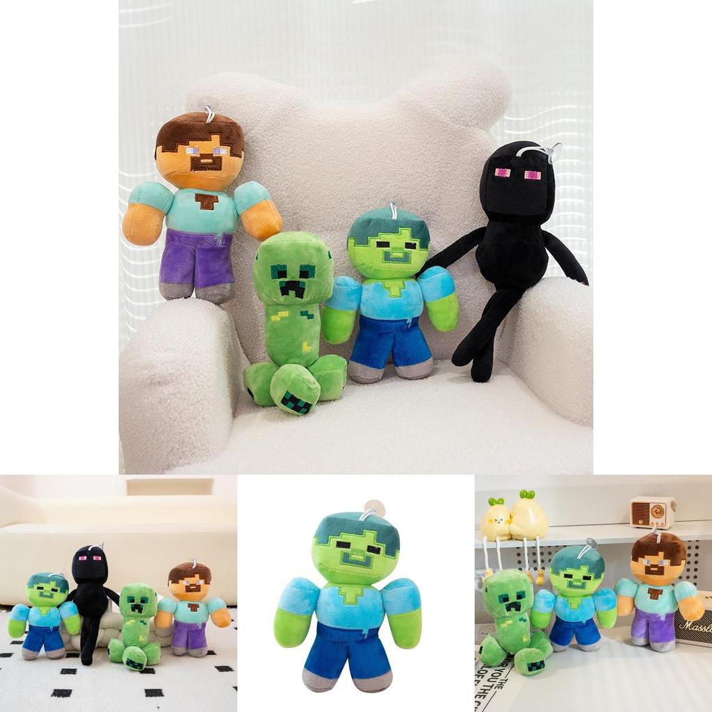 Плюшевая игрушка Minecraft Крипер Стив Эндермен из коротковорсового материала для детей и коллекционеров