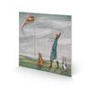 Joe Ramm Dancing In The Wind Square Wood Print