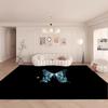 3D Beautiful Butterfly Large Area Carpet for Living Room Cartoon Kids Bedroom Sofa Doormat Floor Tapete Anti-slipDecor Alfombra