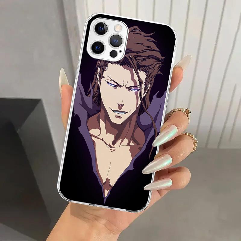 Чехол для телефона Bleach Айзен Сосуке для Iphone 17 Air 16 15 Plus 14 13 Mini 12 11 Pro Max 16E 7 8 SE 2020 Мягкий чехол Печатный корпус 16