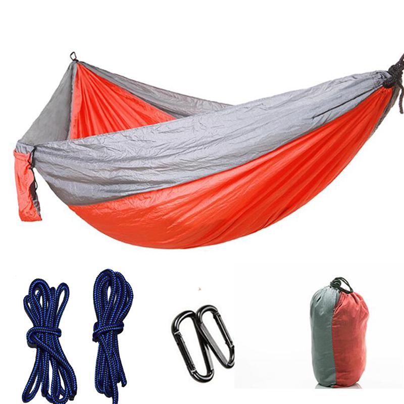 2 Person Parachute Hammock Portable Army Survival Hammocks Travel Hamaca Flyknit Hamak Nylon Hamaca Hamak Camping Hamac