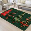 1PC ChristmasTree Pattern Door Mats Kitchen Rugs Non-Slip Pop Art Living Room Rugs Bath Mat Carpet for Home Sink Laundry Decor