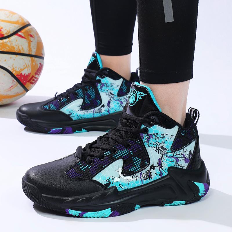 Мужские трендовые баскетбольные кроссовки на воздушной подушке с амортизацией и высококачественная спортивная обувь для бега