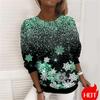 3D Print Autumn And Winter Women's Sweatshirts Round Neck Long Sleeve Hoodies Fashion Casual Colorful Unisex Christmas Pullover