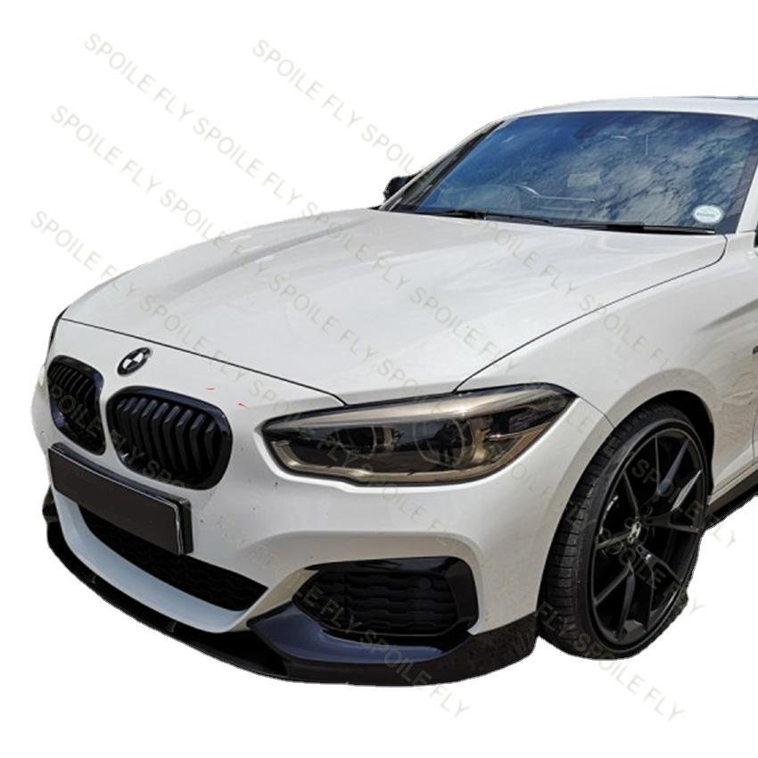 4PCS For BMW F20 F21 118i 120d 120i M135i M140i LCI M Sport Front Bumper Lip Spoiler Diffuser Splitter Cover 2015 To 2019