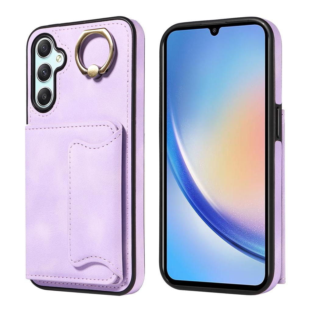 Для Samsung Galaxy A34 (5G) Кольцо-кронштейн для держателя карт, слоты, чехол для телефона