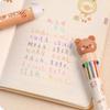 Office Supplies Stationery Student Writing Pens Cartoon Bear Ballpoint Pen Ten Color Ball Pen