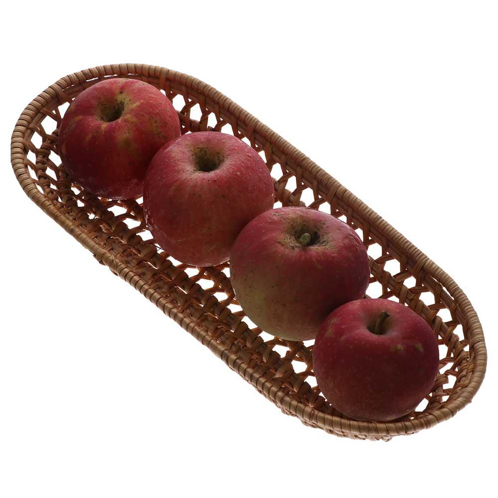 Weaving Bread Hand-Woven Fruit Food Rattan Storage Basket Rattan Tray Storage Tray Wicker Basket
