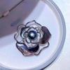 Fashion DIY Shell Camellia Pearl Brooch Pendant - Women's Jewelry Corsage Setting