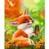 Rhinestones Embroidery 5D Diamond Painting Cute Fox Baby Gift Diamond Embroidery Diamond Wall Arts
