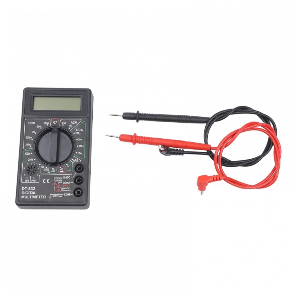 Digital Multimeter Test Tool Voltmeter Ammeter Compact Size DC AC Voltage Tests