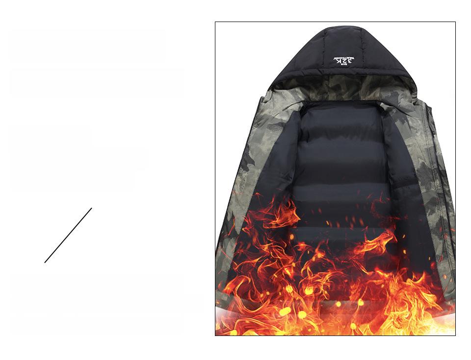 Новая мужская зимняя хлопковая куртка с капюшоном - модное короткое пальто в корейском стиле