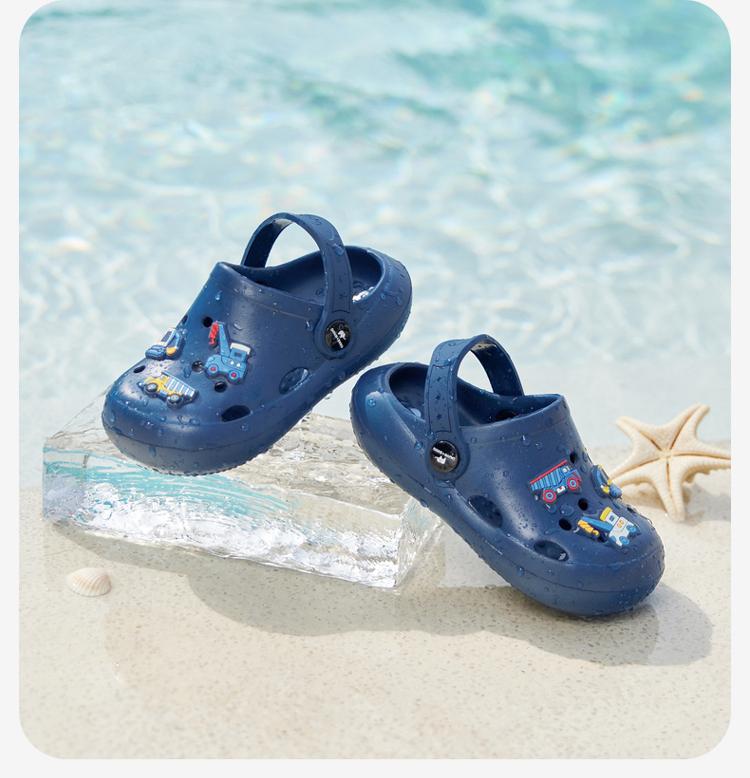 David Bella Boys' Cave Shoes Summer New Baby Sandals Men's Baby Slippers Cool Dragging Beach